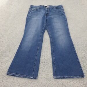 Levis 515 Bootcut Jeans Womens 16 Medium Wash Blue Mid Rise Stretch Denim